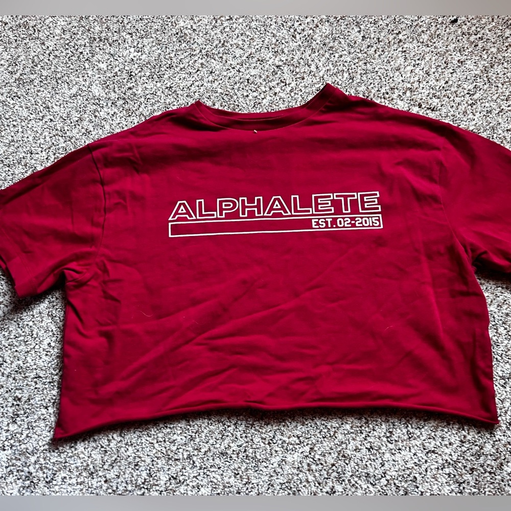 Alphalete Vibrant Red Lifestyle Tee